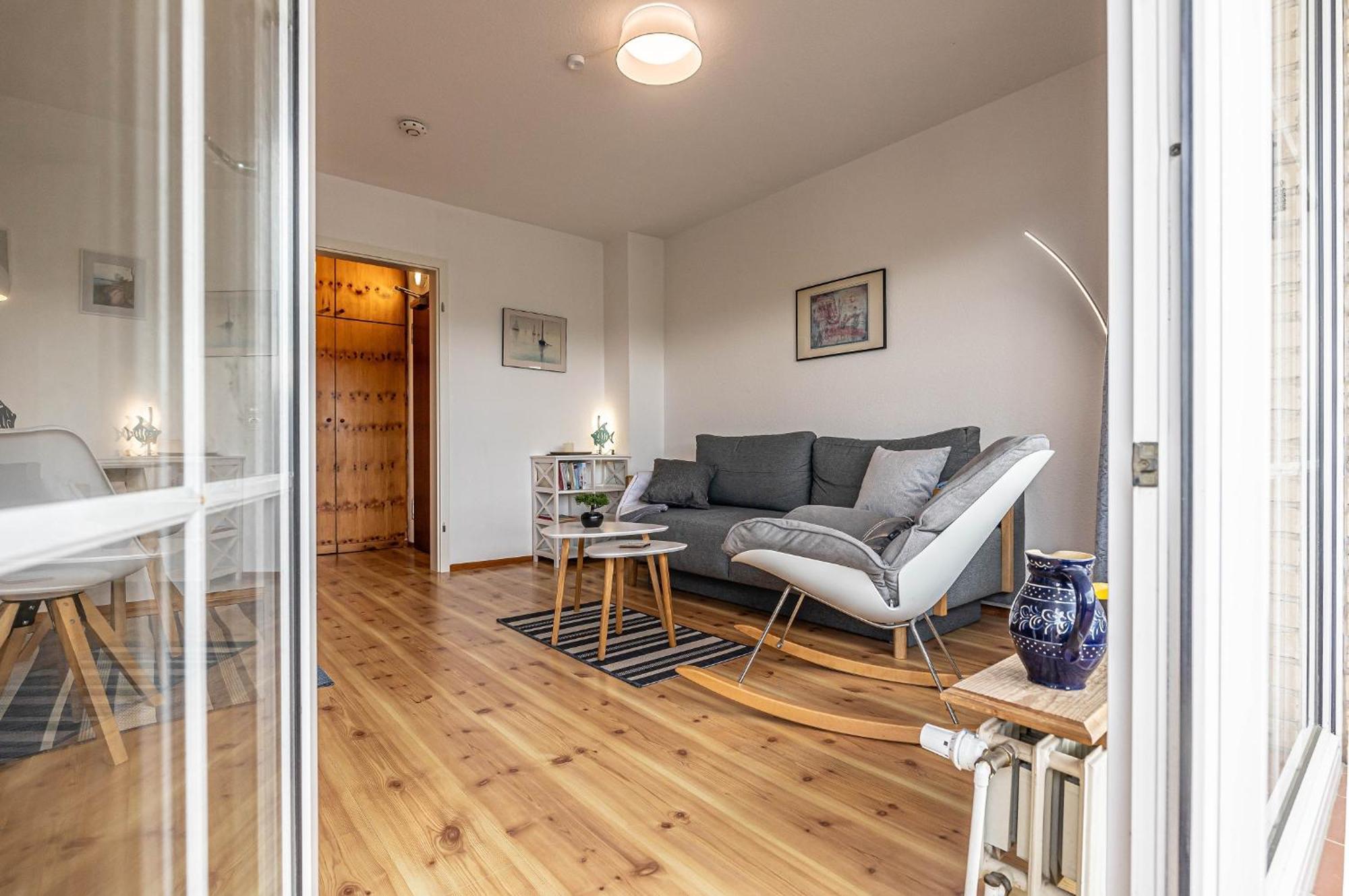 Fewo1846 - Strandresidenz Wassersleben Nele - Studioapartment Mit Balkon Und Meerblick 哈里斯莱 外观 照片