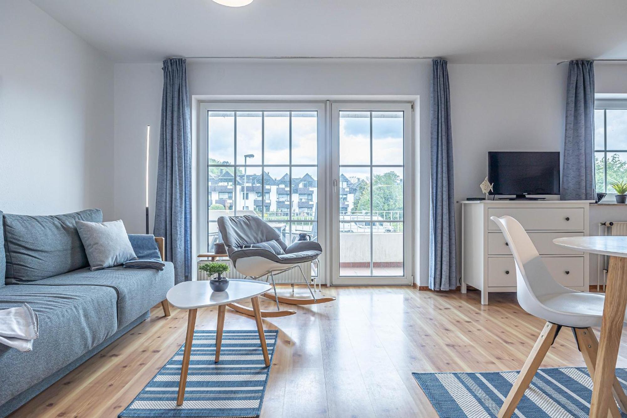 Fewo1846 - Strandresidenz Wassersleben Nele - Studioapartment Mit Balkon Und Meerblick 哈里斯莱 外观 照片