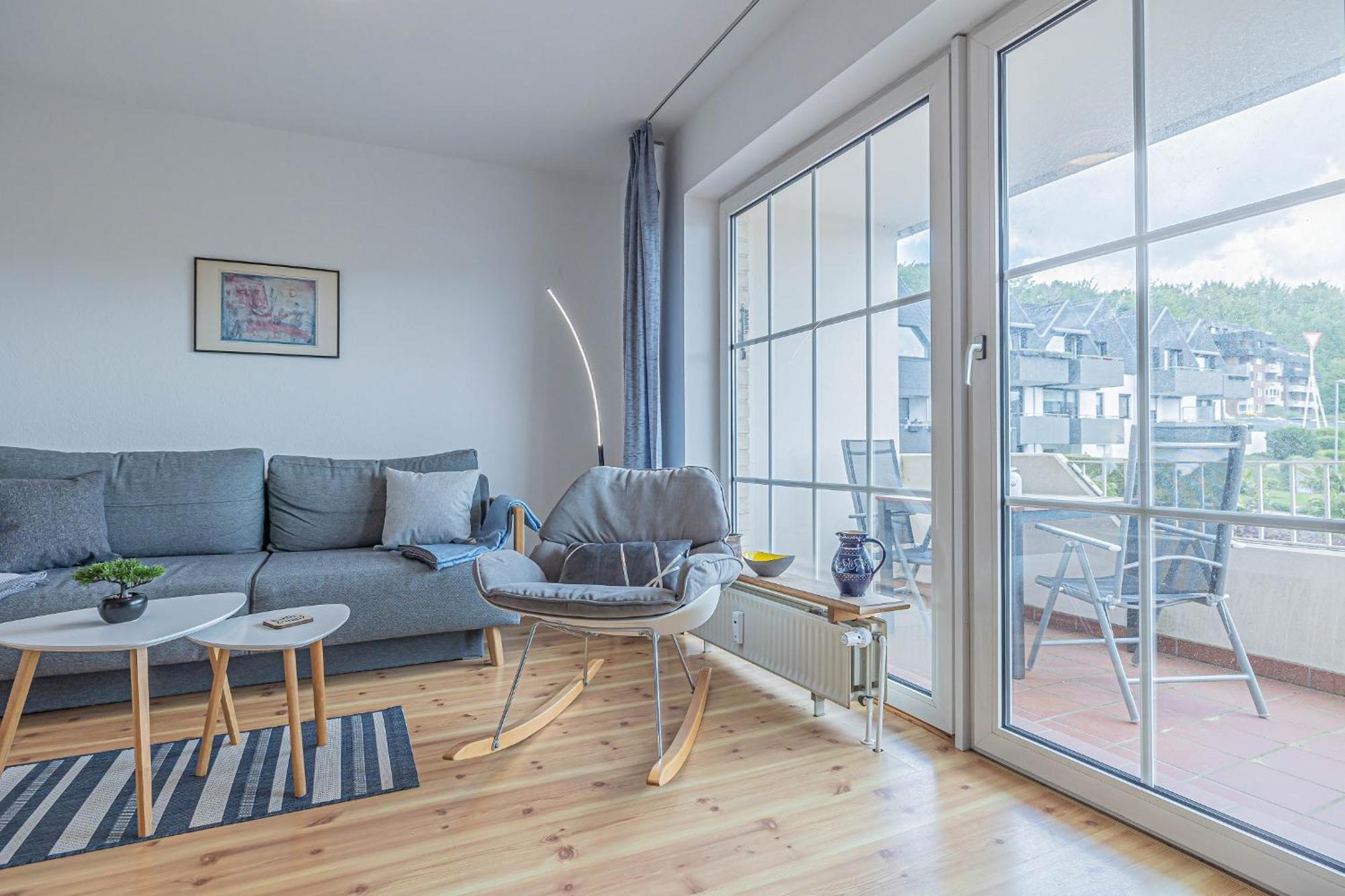Fewo1846 - Strandresidenz Wassersleben Nele - Studioapartment Mit Balkon Und Meerblick 哈里斯莱 外观 照片
